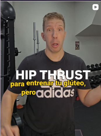Portada original del reel sobre hip thrust